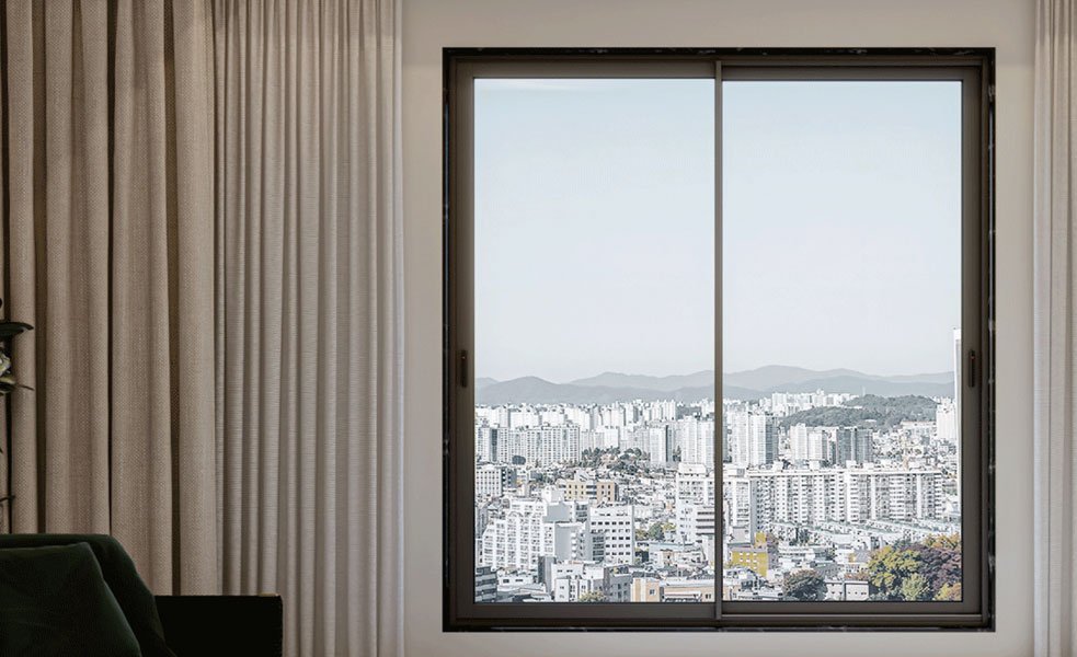Aluminium Slim Sliding Window